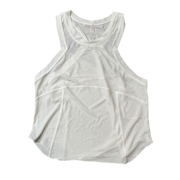 NWT FP FREE PEOPLE Movement Tempo Silver Lining Tank racerback summer workout XL - Picture 6 of 10